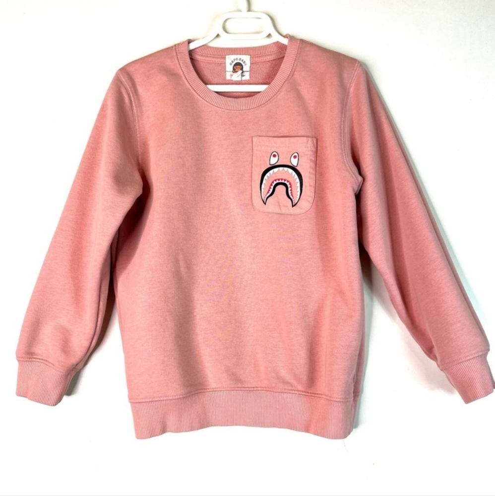Bape Baby by Bathing Ape Pink Kids Sweatshirt Size 140